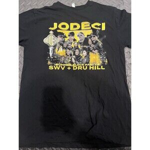 Rare Jodeci / SWV / Dru Hill - Summer Block Party Tour 2023 T Shirt Med Merch
